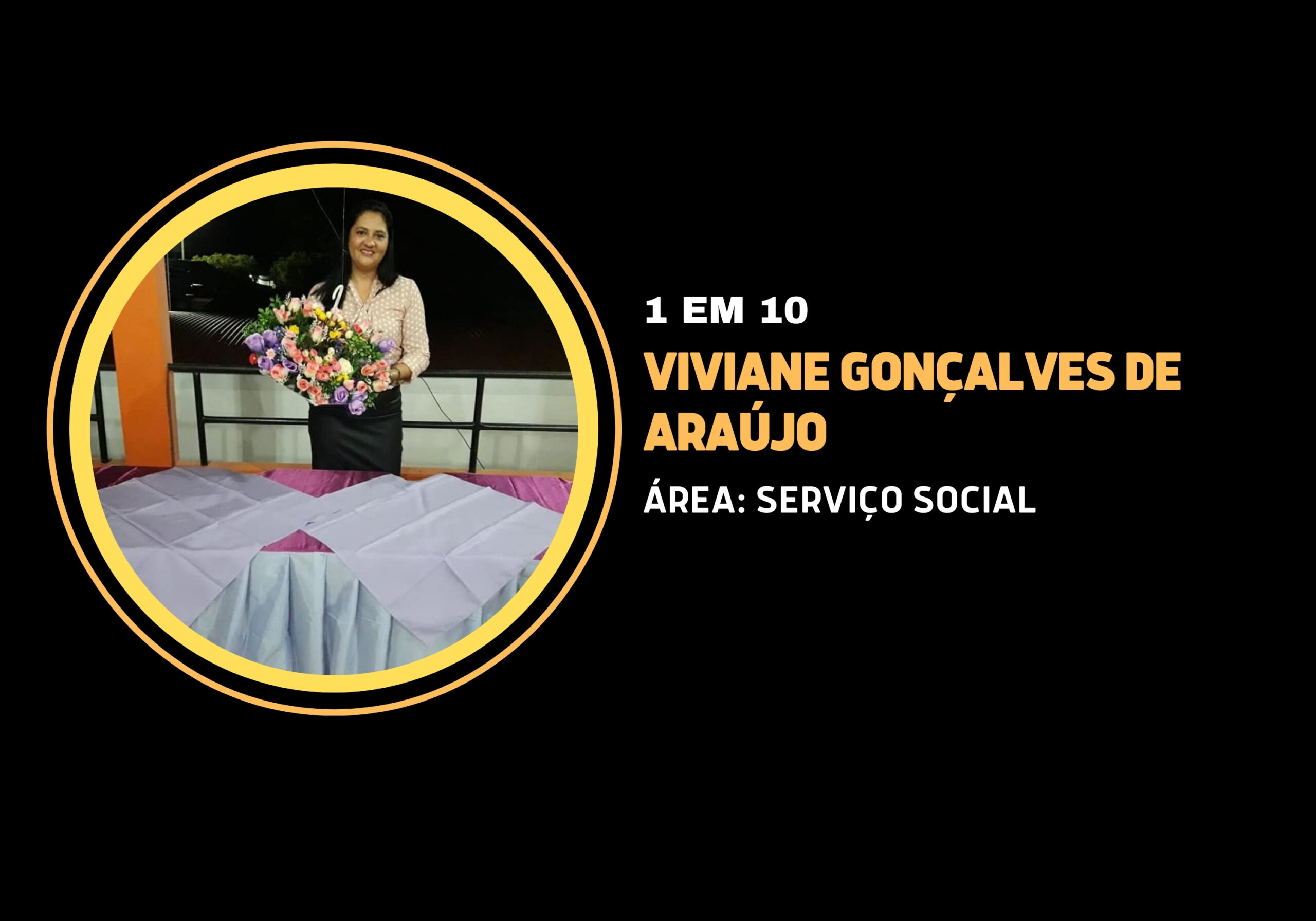 Viviane Gonçalves de Araújo | 1 em 10