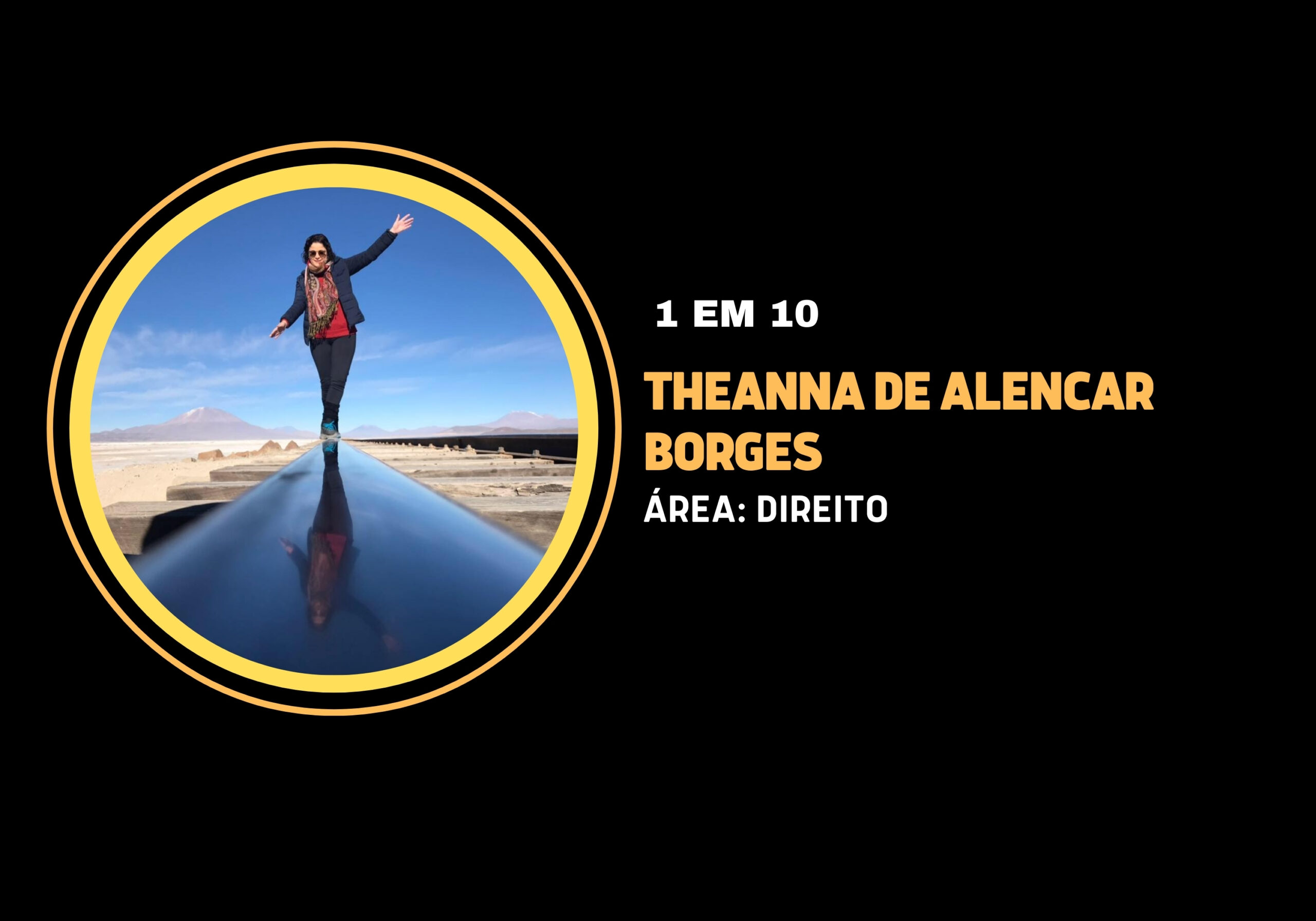 Theanna de Alencar Borges | 1 em 10