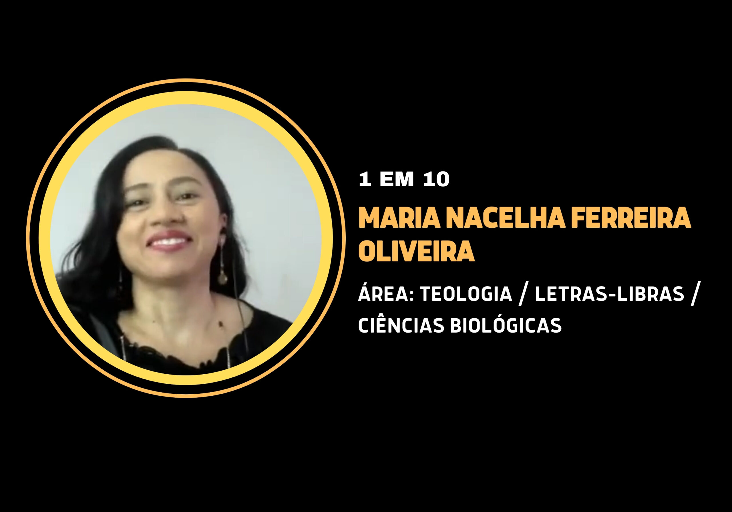 Maria Nacelha Ferreira Oliveira | 1 em 10
