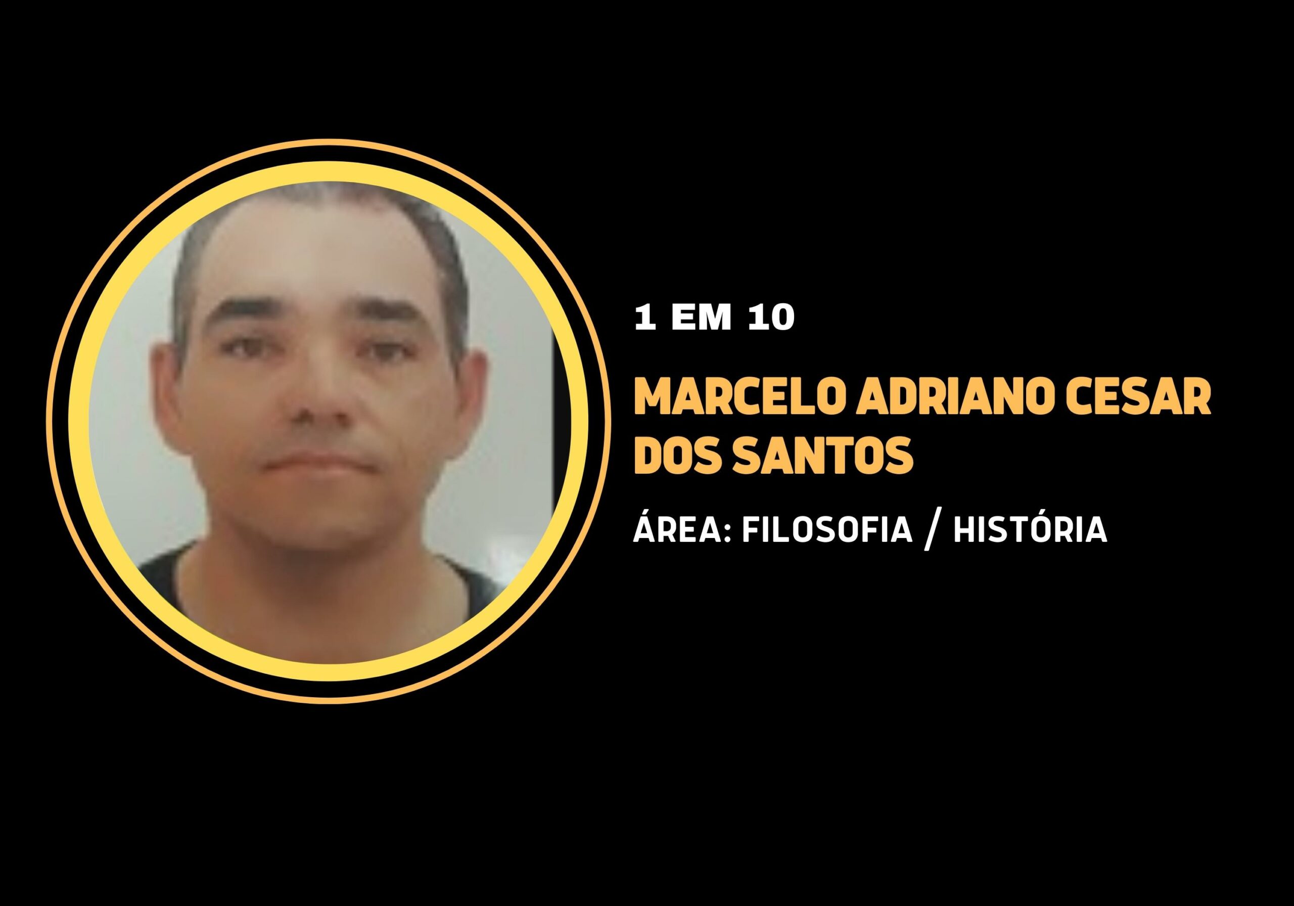 Marcelo Adriano Cesar dos Santos | 1 em 10